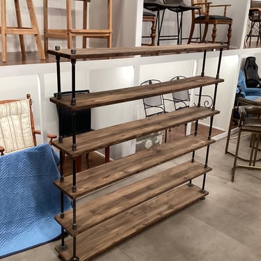 Industrial Pipe Frame Shelf