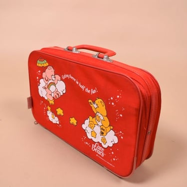 Red 80s Care Bears Mini Suitcase Bag By Peter's Bag Corp.