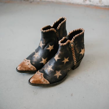 Vintage Old Gringo Yipee Kiyay Collection Star Spangled Boots