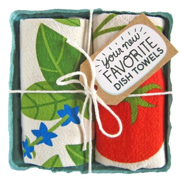 Tomato Basil - Dish Towel Set of 2_SECONDS