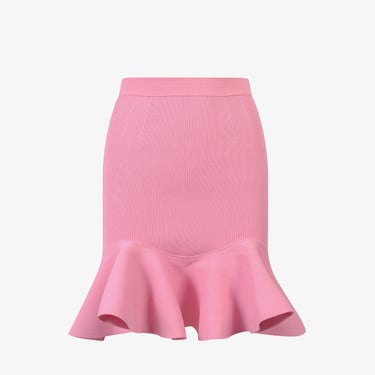 Alexander Mcqueen Woman Skirt Woman Pink Skirts