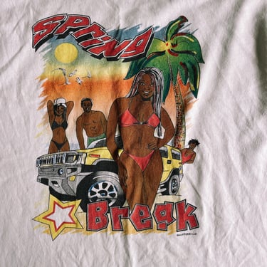 Vintage Black Spring Break Tshirt (2004)