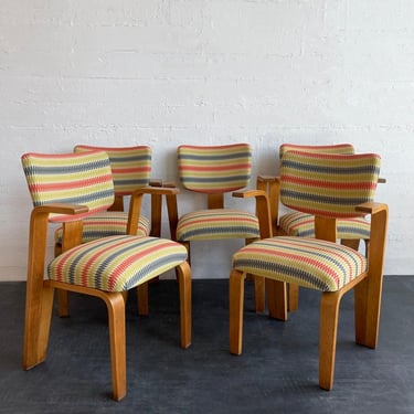 Mid-Century Modern Bentwood Dining Chairs By Thonet