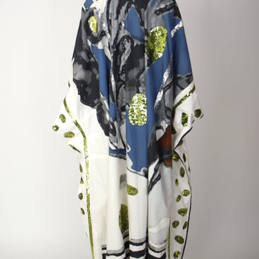 Easton Pearson Hand Screened Embellished Kaftan