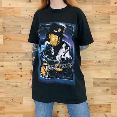 Vintage Stevie Ray Vaughn 1991 In Memoriam Tee Shirt T-Shirt 
