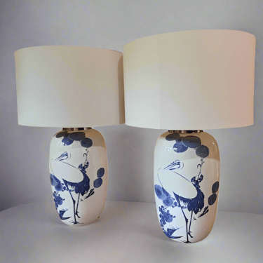 Pair Regina Andrew Kyoto Ceramic Lamps SH265-11