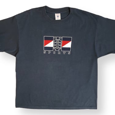 Vintage 90s Bootleg Tommy Hilfiger Flags “Tommy Sports” Graphic T-Shirt Size XL 