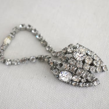 1950s Rhinestone Sweater Clips 