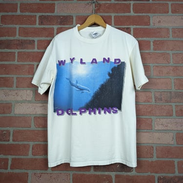 Vitnage 90s Hyland Dolphins ORIGINAL Nature Graphic Tee - Medium 