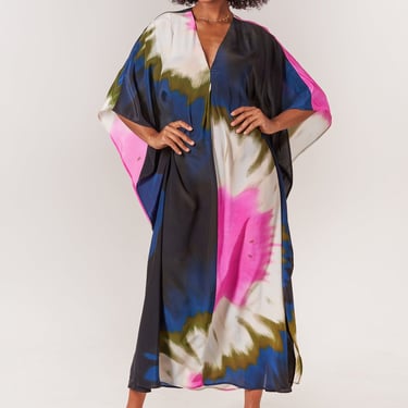 The Cleo Caftan | Ink Tie Dye