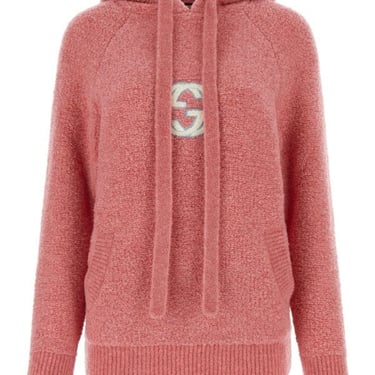 Gucci Woman Pink Teddy Sweatshirt