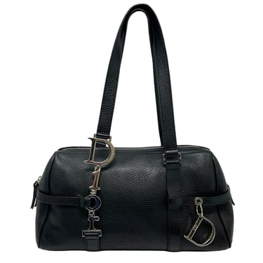 Dior Black Leather Shoulder Bag
