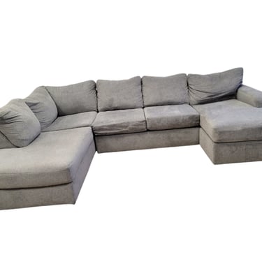 Grey Double Chaise Sectional