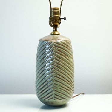 Mid Century Studio Pottery Lamp 