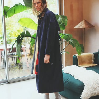 L.F.Markey Emery Trench - Navy