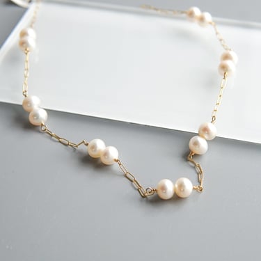 Kari Phillips: Double Pearl Necklace