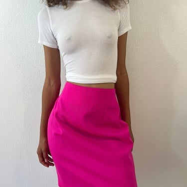 Vintage Andrea Behar Bright Pink Skirt by VintageRosemond
