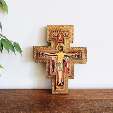 Vintage San Damiano Italy Franciscan Cross 