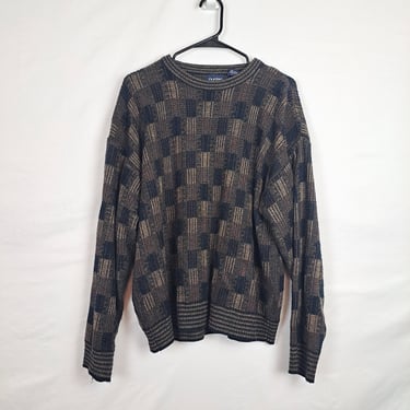 Vintage 90s Black & Brown Sweater 