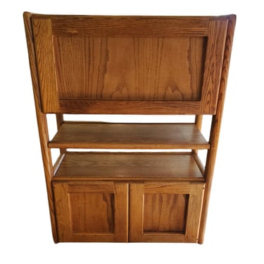 Vintage Oak Media Cabinet