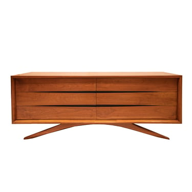 Vladimir Kagan Rare and Iconic Large Chest of Drawers in Walnut 1950s