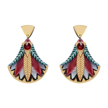 Gift of the Nile Papyrus Earrings