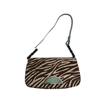 Dior Zebra Calf Hair Shoulder Bag