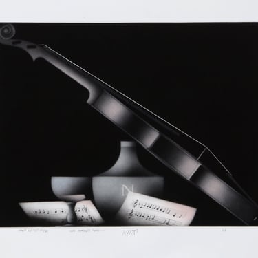 Mario Avati, Les Sanglots Longs, Mezzotint, signed and numbered in pencil 