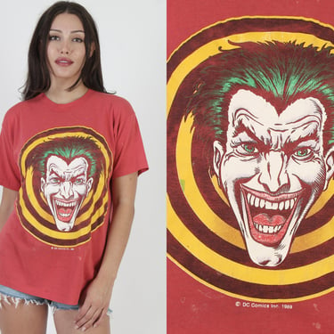 1989 DC Comic The Joker 50 50 T Shirt 