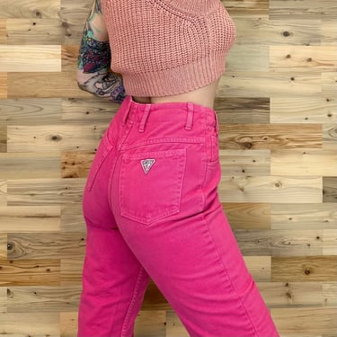 Guess Vintage High Rise Pink Jeans / Size 26 
