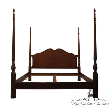 HENREDON FURNITURE Solid Mahogany Traditional Style King Size Four Poster Bed 9001-12 