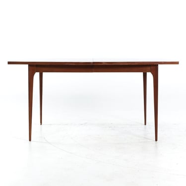 Broyhill Brasilia Mid Century Walnut Expanding Dining Table with 3 ...