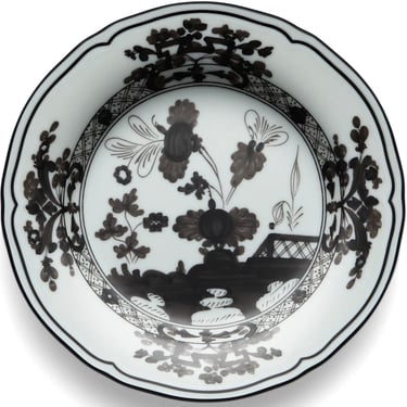 Ginori 1775 Oriente Black and White Salad Plate, 12 Requested