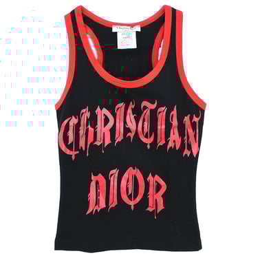 Christian Dior 2002 Sleeveless Tank Top Black #36