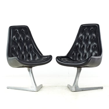 Chromcraft Mid Century Sculpta Chairs - Pair - mcm 
