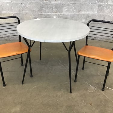 Vintage Cafe Table and Chairs (Seattle)