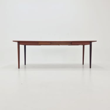 Mid Century Large teak Dining Table By Gustav Bahus, Norway, 1960s 