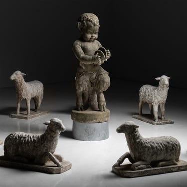 Pan Statue / Sheep Statues