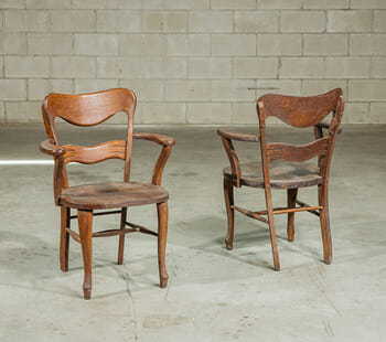 Quarter-sawn Oak Chairs