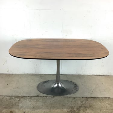 Mid-Century Oval Pedestal Dining Table by Arkana 