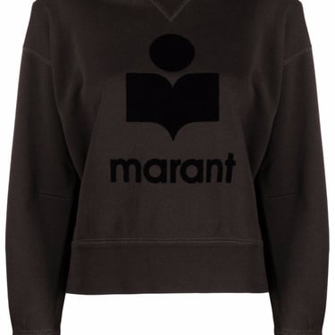 Marant Etoile Women Moby Logo Cotton Sweatshirt