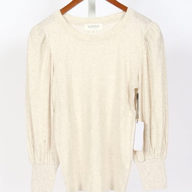 Loren Peasant Tee - Heather Oatmeal