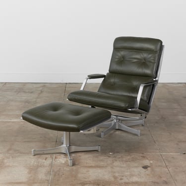 Fabricius & Kastholm FK 85 Lounge Chair and Ottoman for Kill International 