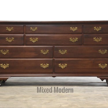 Ethan Allen Georginian Court Cherry Dresser 