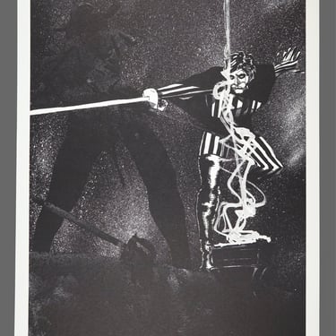 1978 Howard Chaykin Print Cody Starbuck Limited Edition 505/1000 Black & White Art 15 x 11 