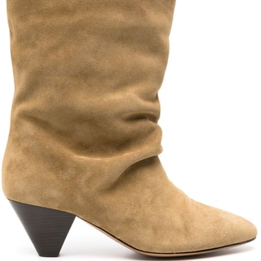 Isabel Marant Women Reachi Suede Leather Boots