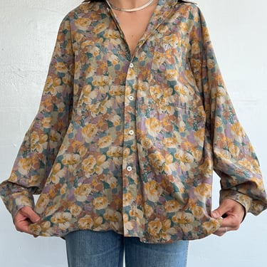 Organic Florals Cotton Shirt