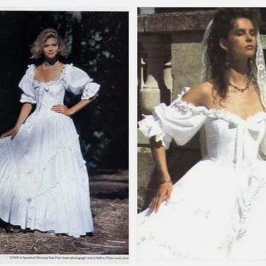 LAURA ASHLEY Wedding Dress SIZE 14 with Original Underskirt Hoop Bridal Collection Romantic Wedding Dress White Dress Cottagecore Country 