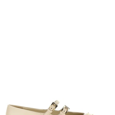 Prada Women Double Strap Ballet Flats