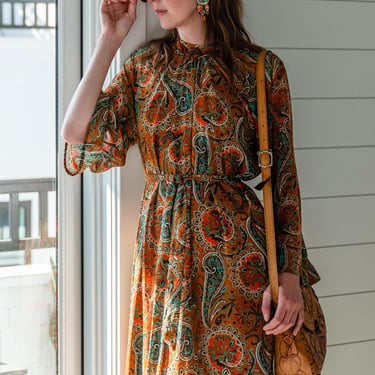 Carmel Paisley Dress 